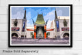 Grauman'S Chinese Theatre Illustration #2 - Los Angeles California Hollywood Landmark American - Poster | Canvas Wall Art Print