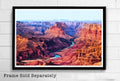Grand Canyon Illustration - Desert Canyon River Arizona Landscape American United States - Poster | Canvas Wall Art Print