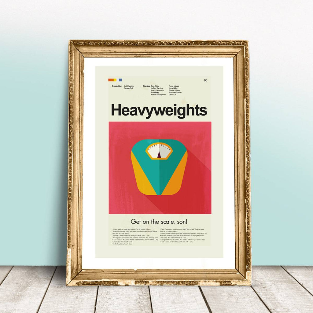 Heavyweights Mid-Century Modern Inspired Print - Poster | Canvas Wall Art Print