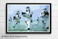 Star Wars Empire Stormtroopers Illustration #2 - Movie Film Sci-Fi - Poster | Canvas Wall Art Print