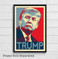 United States President Donald Trump Illustration #1 - American Political Usa - Poster | Canvas Wall Art Print