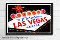 Las Vegas Sign Illustration - Sin City Nevada Landmark American United States Landmark - Poster | Canvas Wall Art Print
