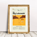 The Big Lebowski Mid-Century Modern Inspired Print - Poster | Canvas Wall Art Print