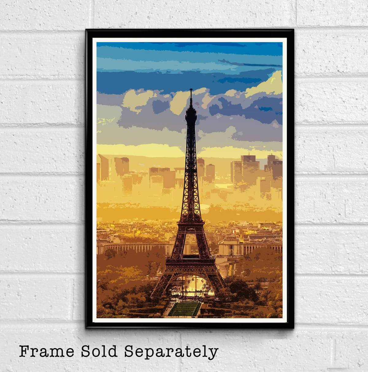 Eiffel Tower #2 - Paris Landmark France Monument Europe Travel - Poster | Canvas Wall Art Print