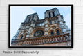Cathedral Notre Dame Illustration #1 - French Landmark Paris Landmark Europe Travel - Poster | Canvas Wall Art Print