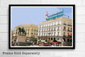 Spain'S Puerta Del Sol Madrid Illustration - Spanish Landmark European Monument Europe Landmark - Poster | Canvas Wall Art Print