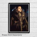 Jon Snow From Game Of Thrones Illustration #2 - Fantasy Song Of Ice And Fire - Poster | Canvas Wall Art Print