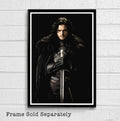 Jon Snow From Game Of Thrones Illustration #4 - Fantasy Song Of Ice And Fire - Poster | Canvas Wall Art Print