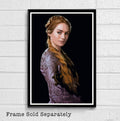 Cersei Lannister From Game Of Thrones Illustration #1 - Fantasy Song Of Ice And Fire - Poster | Canvas Wall Art Print