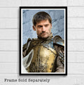 Jaime Lannister From Game Of Thrones Illustration #1 - Fantasy Song Of Ice And Fire - Poster | Canvas Wall Art Print