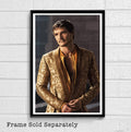 Oberyn Martell Red Viper Of Dorne Game Of Thrones Illustration - Fantasy Song Of Ice And Fire - Poster | Canvas Wall Art Print
