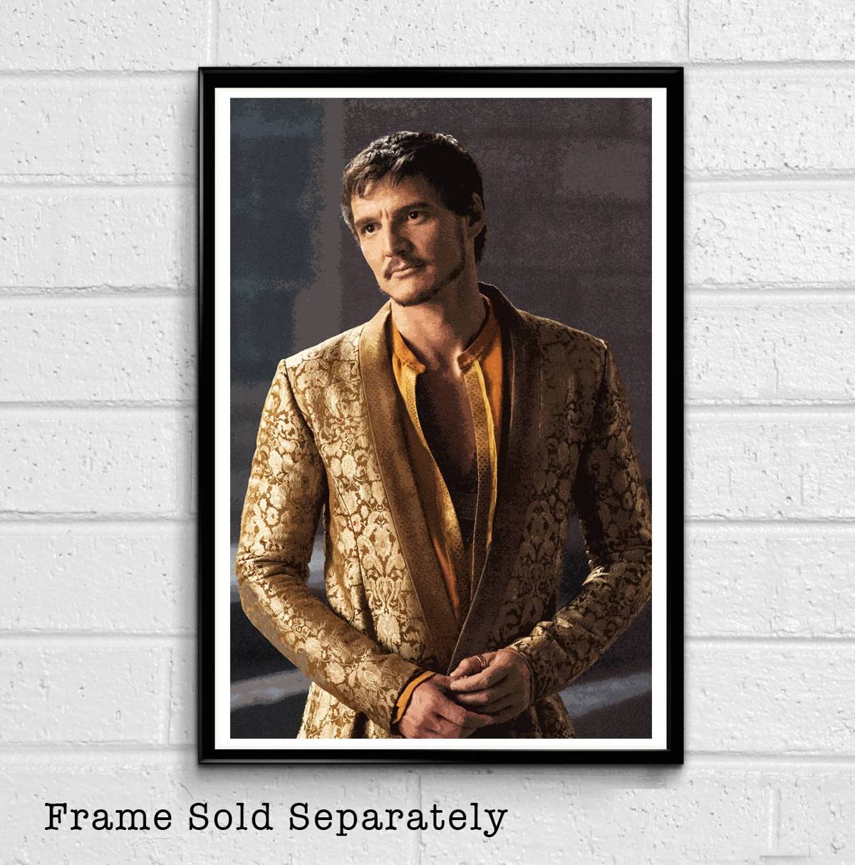 Oberyn Martell Red Viper Of Dorne Game Of Thrones Illustration - Fantasy Song Of Ice And Fire - Poster | Canvas Wall Art Print
