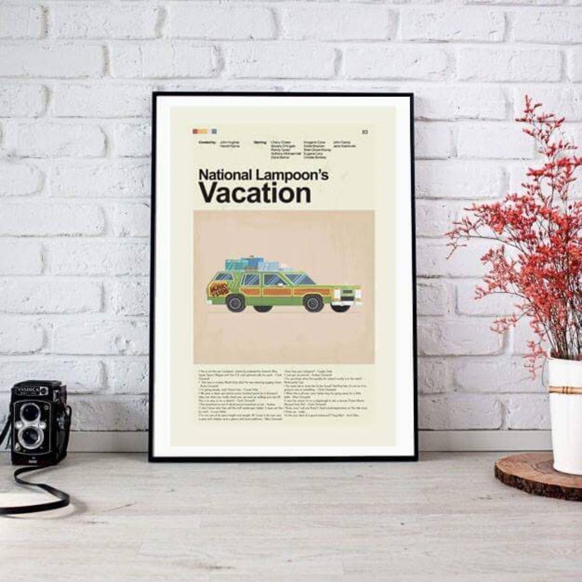 National Lampoon'S Vacation Mid-Century Modern Inspired Print - Poster | Canvas Wall Art Print