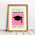 Legally Blonde Mid-Century Modern Inspired Print - Poster | Canvas Wall Art Print