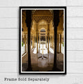 Alhambra Of Granada Spain Illustration - European Monument Spanish Landmark Europe - Poster | Canvas Wall Art Print