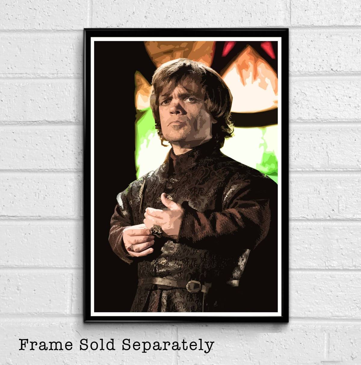 Tyrion Lannister From Game Of Thrones Illustration #4 - Fantasy Song Of Ice And Fire - Poster | Canvas Wall Art Print