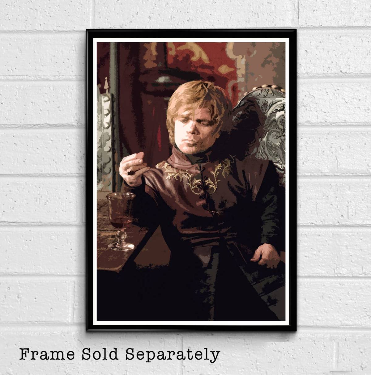 Tyrion Lannister From Game Of Thrones Illustration #5 - Fantasy Song Of Ice And Fire - Poster | Canvas Wall Art Print