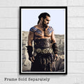 Khal Drogo From Game Of Thrones Illustration #2 - Fantasy Song Of Ice And Fire - Poster | Canvas Wall Art Print