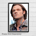 Sam Winchester Supernatural Illustration #3 - Sci-Fi Television - Poster | Canvas Wall Art Print