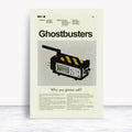 Ghostbusters Mid-Century Modern Inspired Print - Poster | Canvas Wall Art Print