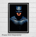 Batman Ben Affleck Illustration - Justice League Superhero Movie Batman V Superman Comic Book - Poster | Canvas Wall Art Print