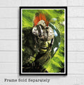 Hulk From Thor Ragnarok Illustration #1 - Marvel Film Avengers Movie Superhero Comicbook - Poster | Canvas Wall Art Print