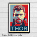 Thor Ragnarok Illustration - Avengers Infinity War Marvel Film Superhero Movie Comicbook - Poster | Canvas Wall Art Print