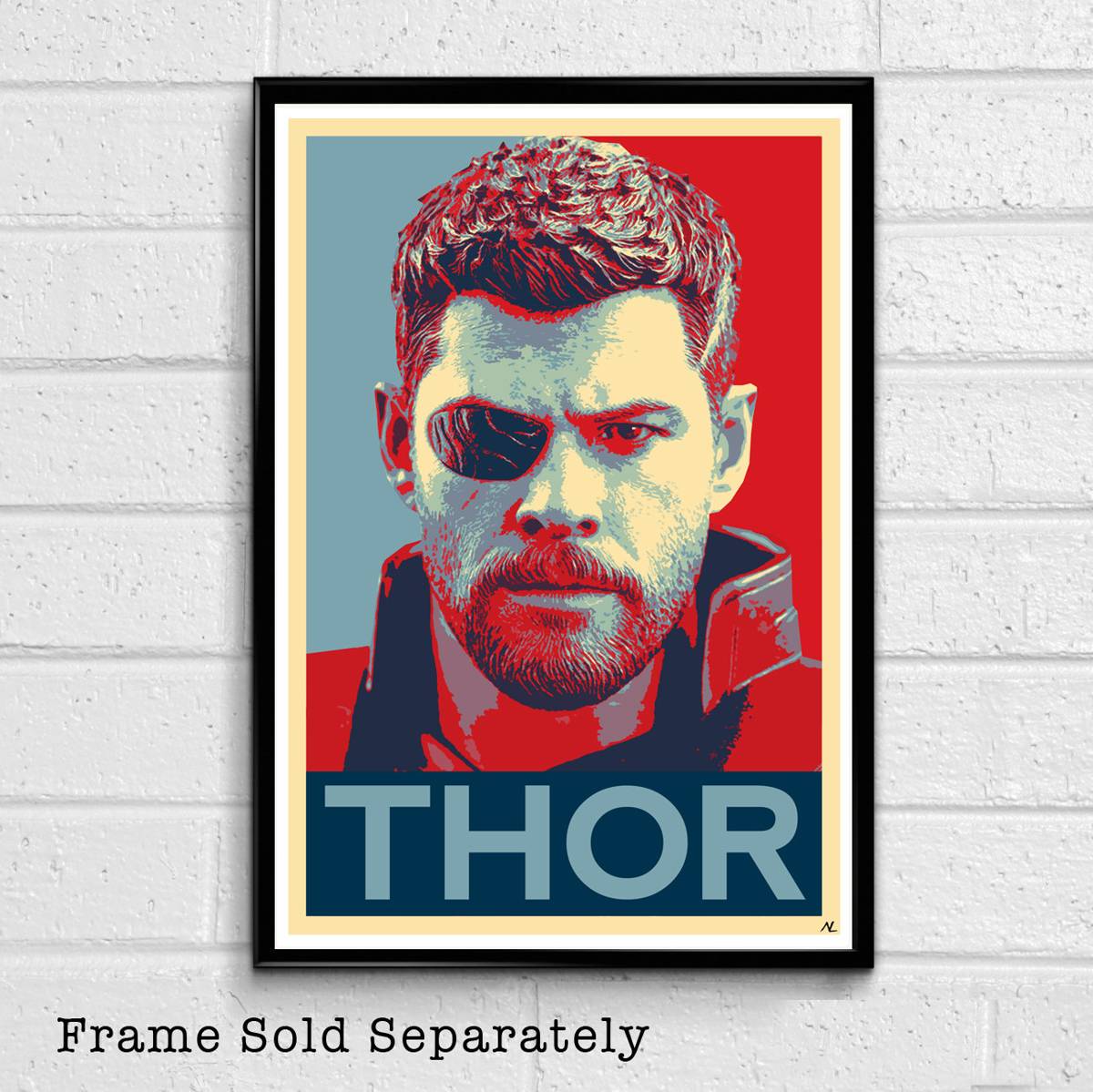 Thor Ragnarok Illustration - Avengers Infinity War Marvel Film Superhero Movie Comicbook - Poster | Canvas Wall Art Print