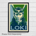 Loki Illustration #1 - Ragnarok Avengers Marvel Film Superhero Movie Comicbook - Poster | Canvas Wall Art Print