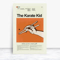 The Karate Kid Mid-Century Modern Inspired Print - Poster | Canvas Wall Art Print