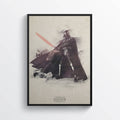 Star Wars Print Darth Vader Movie, Movie Prints, Double Exposure - Poster | Canvas Wall Art Print