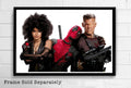 Deadpool Domino And Cable Illustration - Marvel Superhero Movie Comicbook Film - Poster | Canvas Wall Art Print
