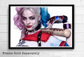 Harley Quinn Illustration #2 - Superhero Movie Comicbook Film - Poster | Canvas Wall Art Print