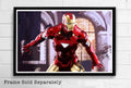Iron Man Marvel Illustration #6 - Avengers Movie Tony Stark Superhero Comicbook Film - Poster | Canvas Wall Art Print
