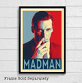 Don Draper From Mad Men Television Illustration #2 - Madmen 60'S - Poster | Canvas Wall Art Print