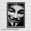 V For Vendetta Illustration #3 - Comicbook Superhero Revolution Film Movie - Poster | Canvas Wall Art Print