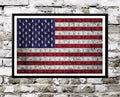 Capitalism American Flag Money Illustration - United States Wall Art Usa - Poster | Canvas Wall Art Print