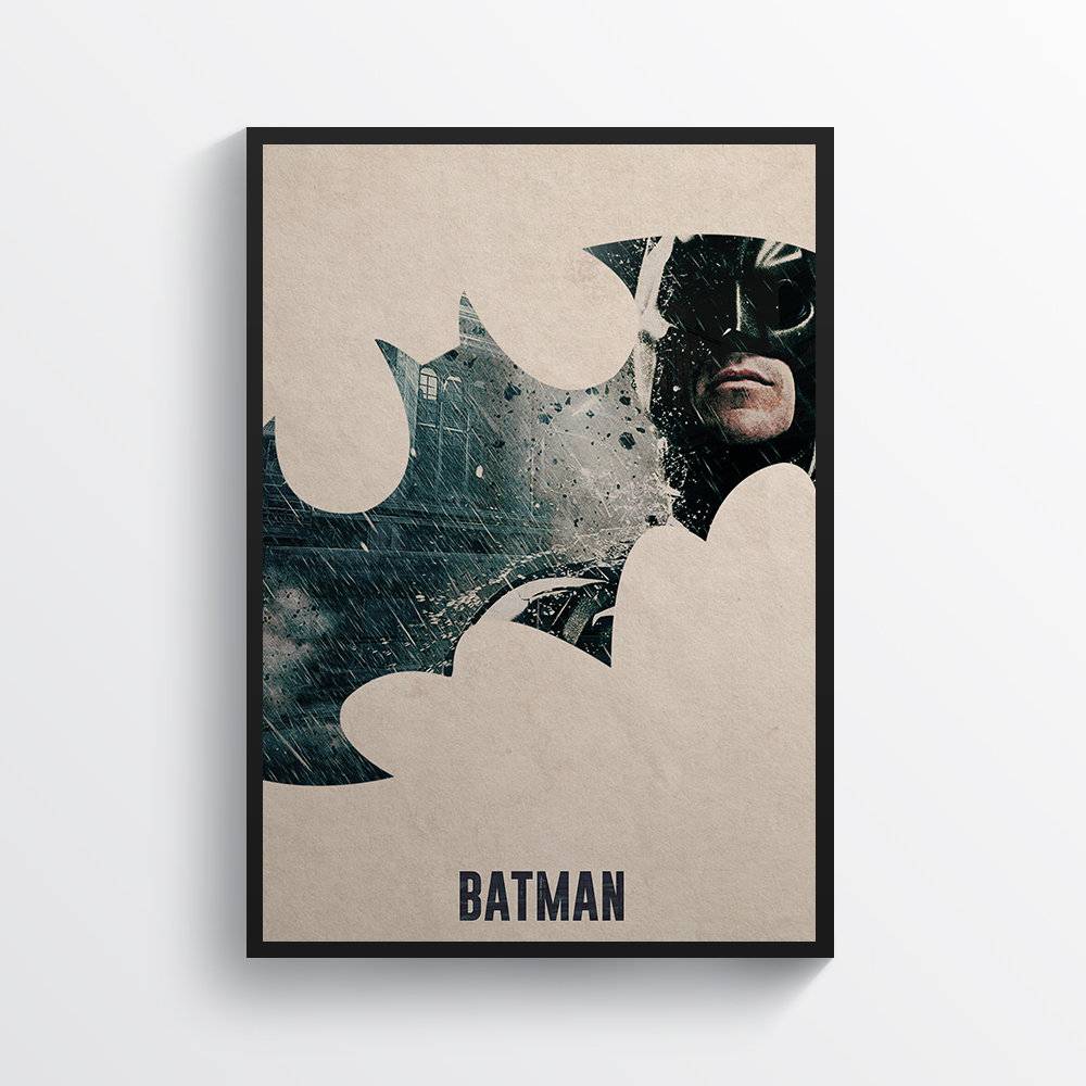 Batman The Dark Knight, Dc Comics, Marvel, Movie - Poster | Canvas Wall Art Print