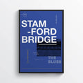 Chelsea Fc Football Print Cfc Stamford Bridge Stadium Wall Art - Poster | Canvas Wall Art Print