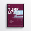 Burnley Fc Football Print Turf Moor Stadium Bfc Wall Art - Poster | Canvas Wall Art Print