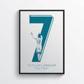 Cristiano Ronaldo Real Madrid 2018 Cr7, Wall Art Print Football Soccer - Poster | Canvas Wall Art Print
