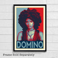 Domino From Deadpool Illustration - Marvel Superhero Movie Comicbook Film - Poster | Canvas Wall Art Print