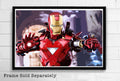 Iron Man Marvel Illustration #7 - Avengers Movie Tony Stark Superhero Comicbook Film - Poster | Canvas Wall Art Print