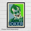 Joker Political Illustration #1 - Superhero Comicbook Film Movie - Poster | Canvas Wall Art Print