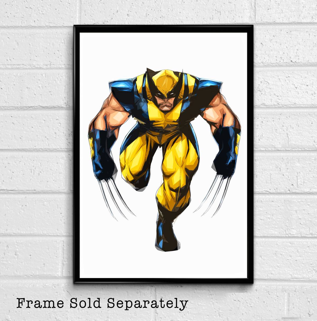 Wolverine Logan Illustration #2 - Xmen Film Movie Superhero Comicbook - Poster | Canvas Wall Art Print