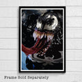 Venom Marvel Illustration #2 - Movie Superhero Film Poster Comicbook - Poster | Canvas Wall Art Print