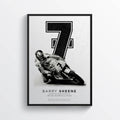 Barry Sheene British Motorcycle Racer Moto Gp Motorbike Road Racer - Poster | Canvas Wall Art Print