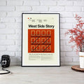 West Side Story Mid-Century Modern Inspired Print - Poster | Canvas Wall Art Print
