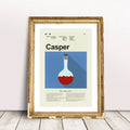 Casper Mid-Century Modern Inspired Print - Poster | Canvas Wall Art Print