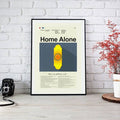 Home Alone Mid-Century Modern Inspired Print - Poster | Canvas Wall Art Print
